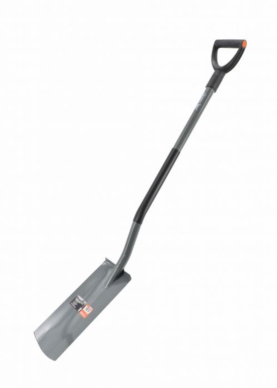 Awtools Drencheserie - Drenagespade - Ergonomische Metalen Steel - Staal - 16 cm Breedte
