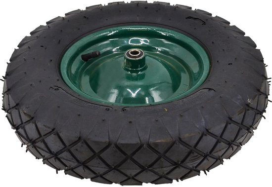 Awtools - Kruiwagenwiel - Pneumatisch - Metaal Velg - 4 Lagen van Merkloos	
