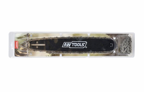 AWTools - Zaaggeleider en 2 Kettingen - 40cm - 66 Schakels