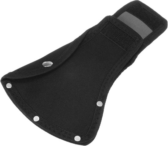 Axe Sheath voor 1 lb Axe - Double Snap Axe Head Cover - Draagbare Bescherming voor Buiten Hiking/Outdoors Werk Axe Blade Protector Axe Cover [Black] van Merkloos	