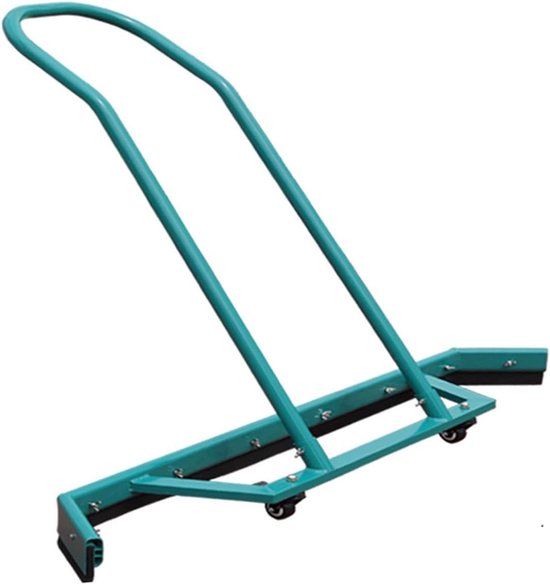 Baanreiniger - Waterwisser Vegen - Sportveld Onderhoud - Lichtgewicht Aluminium Frame - Met Wielen - Groen