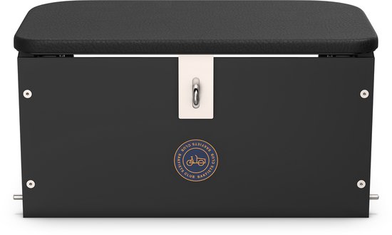 Bakfiets club Club couch zwart Oranje - Extra bankje voor urban arrow family bakfiets geschikt voor Urban Arrow Family (extra bankje voorin) van Bakfiets