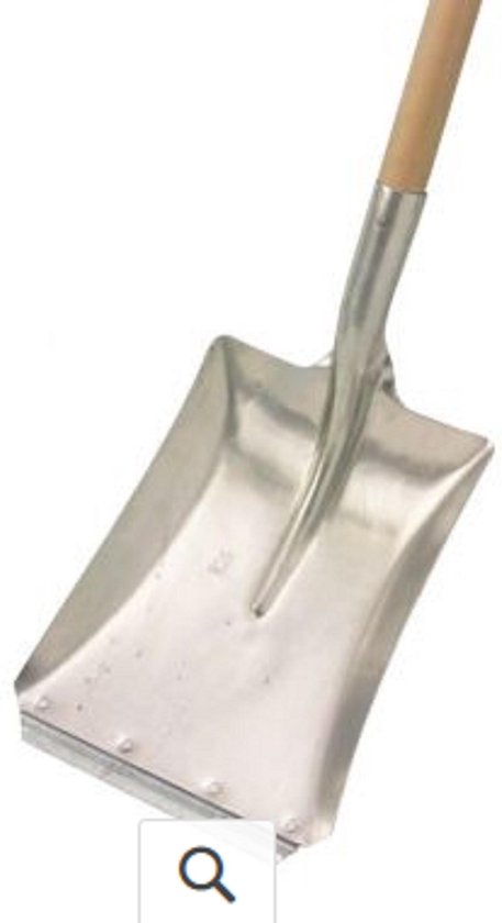 Ballastschop Atlas aluminium met strip van Atlas