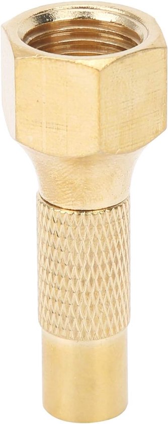 Bandenspanning Connector - Twist-On Air Chucks - Draagbare Messing Bandenvulventiel - 1/4in NPT Binnendraad voor Auto - Fiets - Motorfiets - Luchtcompressor Accessoires van Merkloos	