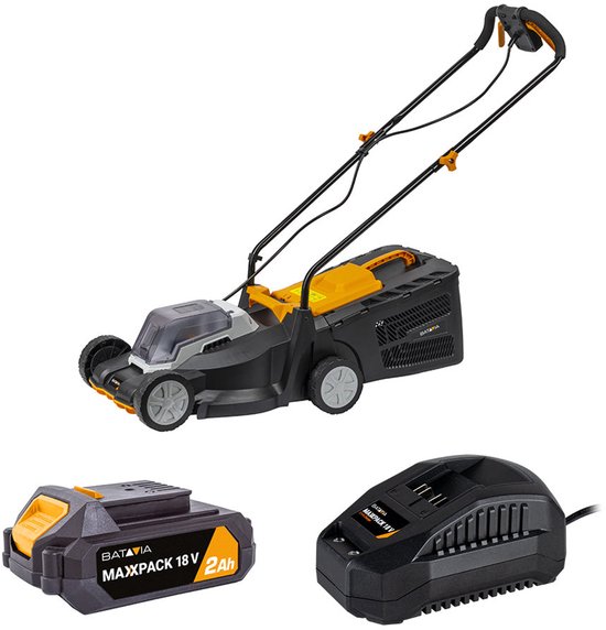Batavia 18V Accu Grasmaaier 32cm Incl. 2.0Ah Accu & Lader van Merkloos	