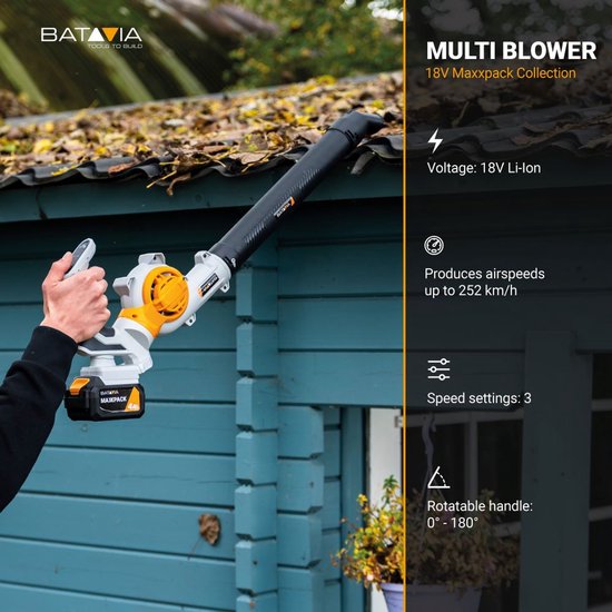 Batavia 18V Accu Multi-Blazer Incl. 4.0Ah Accu & Snellader