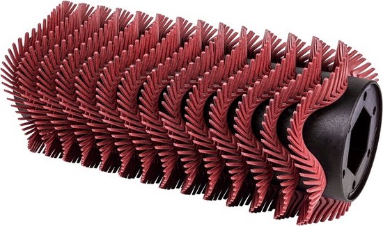 Batavia Maxbrush rode heavy duty nylon/metaal borstel - Geschikt voor chemisch reinigen, geen water nodig - Beschadigd uw oppervlak niet - Maxxbrush® van Batavia