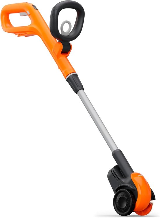 Batterij Onkruidborstel - Onkruidwieder - Terrassen Reinigen - Gereedschapsloos Wisselen Borstels - 2.35 Kilogram - Oranje van Merkloos	