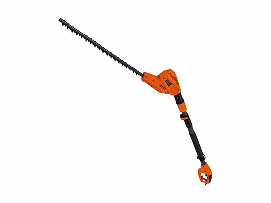 B+D Heggenschaar op steel 550W, 51cm meslengte, pivoterende kop 5 posities, Verlengbaar tot 235 cm, telescopisch