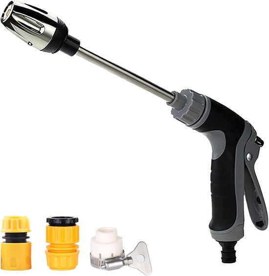 Bedee Autowaspistool - 4 Delen (Multifunctioneel) - Antislip Handvat - Voor Auto/Bloemen van Bedee