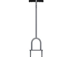 Beluchter voor gazonboren, handmatige grasontrietplug, kernbeluchtingsgereedschap, tuingereedschap, zware beluchting voor verdichte bodems en gazons om afvloeiing en bodemverdichting van het gazon te voorkomen van MOXILS