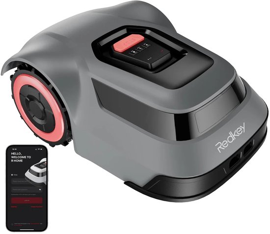 "Benelux Select Robot Grasmaaier – Robotgrasmaaier – Robot Maaier – Tot 100 m² per uur – Klimvermogen 45% - App - 60,5 × 42 × 26 cm " van Merkloos	