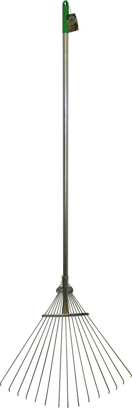 Benson Bladhark met 15 tanden - Verstelbare steel - Metaal - 155 cm - 43 cm werkbreedte van Benson