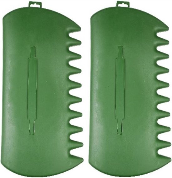 Benson Bladscheppen - Duurzaam Kunststof - 34 x 26 cm - Groen - Set van 2 van Benson