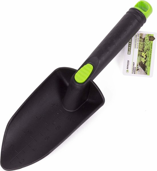 Benson Breed tuinschepje - glasvezelversterkt - 8 cm - grijs/groen van Benson