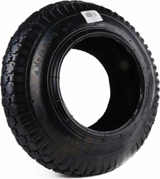 Benson Buitenband voor kruiwagens en skelters - PLY 2 - Ruitpatroon - Diameter 400 mm - Wielbreedte 100 mm van Benson