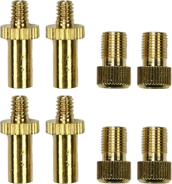 Benson Fiets nippelset / verloopnippels - messing - 8-delig van Benson