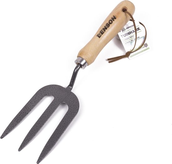 Benson Hand Tuinhark - 30 cm - Metaal & Hout van Benson