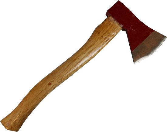 Benson Handbijl - 600 gram - 36 cm - bijl - rood - hakbijl van Benson