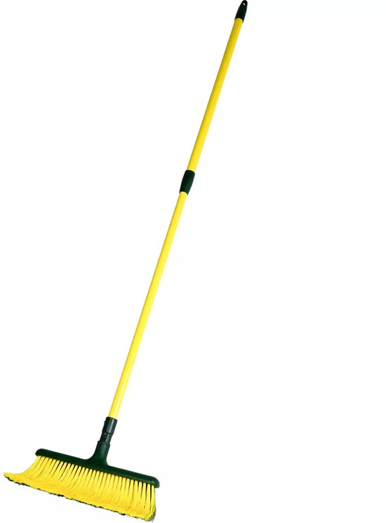 Benson Klauwbezem Telescopisch - 80 - 140 cm - kunstgras bezem - breedte 28 cm