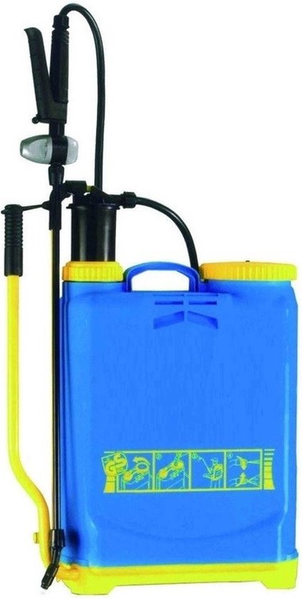 Benson Onkruidspuit - plantenspuit - 16 liter - met draagriem van Merkloos	