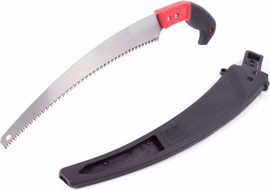 Benson Snoeizaag - 50 cm - kunststof handvat - gebogen rug - inclusief houder - 5 TPI van Benson