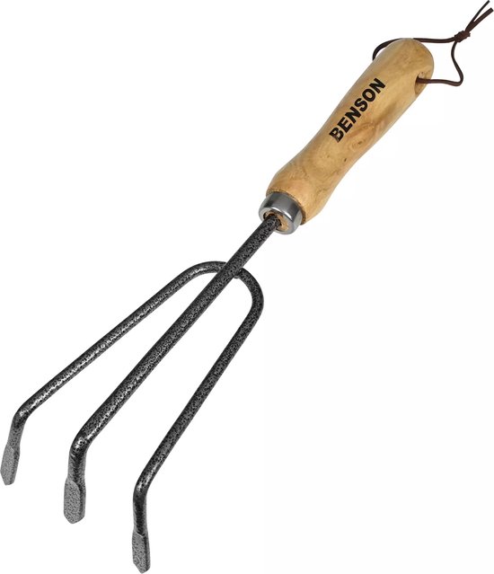 Benson Tuinhark - Houten Handvat - Metalen Kop - 7,5 cm Breed van Benson