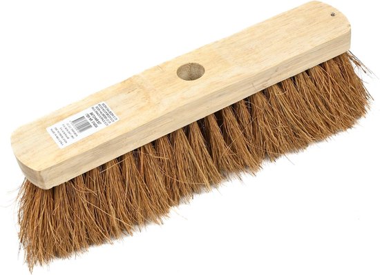Benson Zaalbezem - Hout met kokos borstels - 30 cm - Bezemsteel niet inbegrepen van Benson