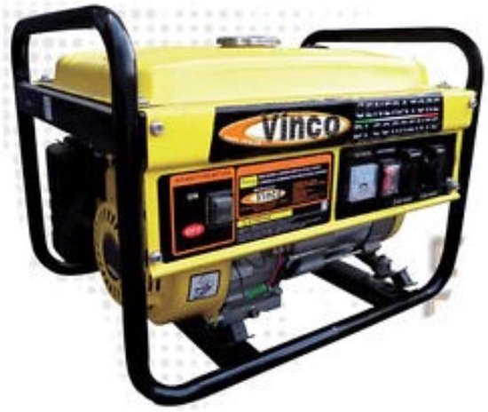 Benzine Aggregaat 2200W Vermogen Draagbaar voor Werk en Noodstroom van Merkloos	