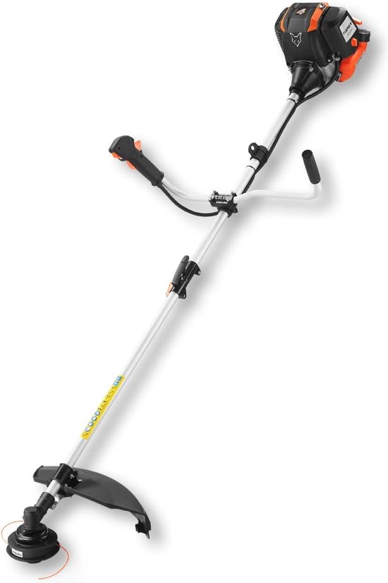 Benzine bosmaaier 42,5cc met 2in1 multitool en stille 4-takt motor van Merkloos	