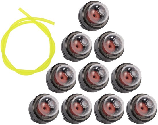 Benzine Snap In Primer Lamp & Brandstofleiding Vervanging Voor Ryobi Stihl Mcculloch Talon Trimmer, 10 stks van RYOBI