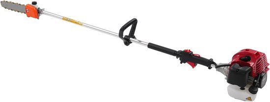Benzine stangzaag met telescopische stangen en krachtige motor