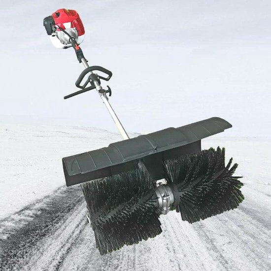 Benzine Veegmachine - Aan veger - Terrassen reinigen - 58 cm werkbreedte - 52cc motor - Niet gespecificeerd van Merkloos	