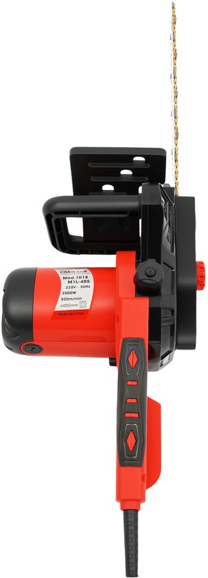 Benzinekettingzaag 16" Motorzaag 2000W 220V 22*80cm 800r/min 9 Tanden Motorkettingzaag Houtbewerkingsset van Merkloos	