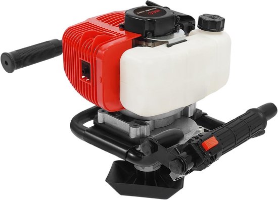 Benzinemotor Grondboor - 2-takt motor - Gaten Boren - Energiezuinig Ontwerp - 52CC - Zwart
