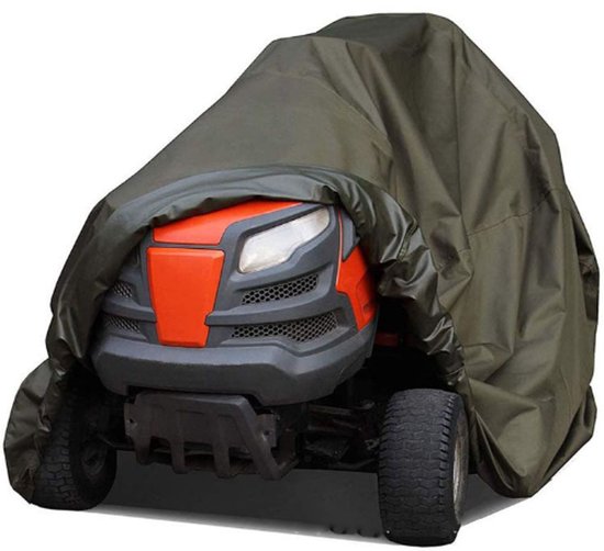 Beschermhoes - Hoes voor zitmaaier - Stofkap - Regenhoes - 183×137×117 cm - 210D Oxford-stof - Groen - Waterdicht - UV- en duurzaam - Voor buiten rijdende tuintractor grasmaaier van Merkloos	