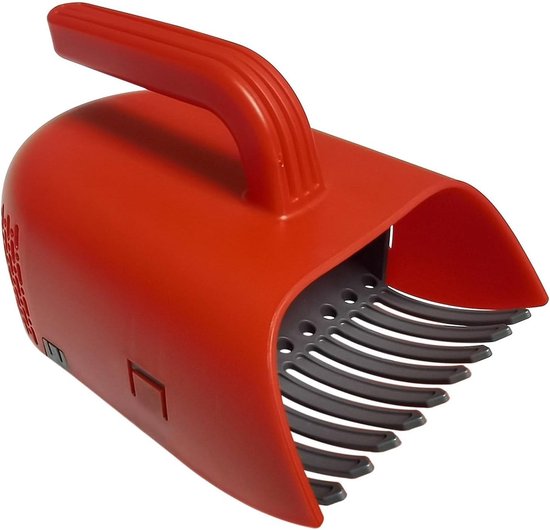 Bessenplukker - Fruitkam Hark - Efficiënt Oogsten - Polsontlasting Handvat - 22.8 x 14 cm - Rood