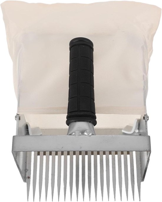 Bessenplukker met hark - Fruitplukker kam - Efficiënt oogsten - Ergonomisch handvat - 29 x 21 x 13 cm - Metaal