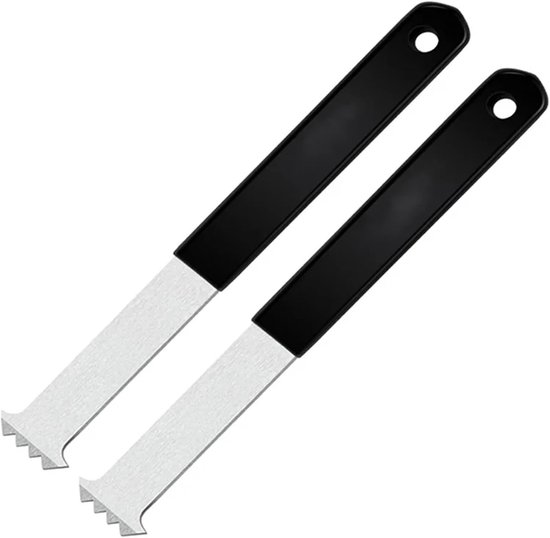 Bestrating Trekker - Tegel Verwijderaar - Opritten Herstellen - Ergonomisch Handvat - 2 Stuks - Zwart