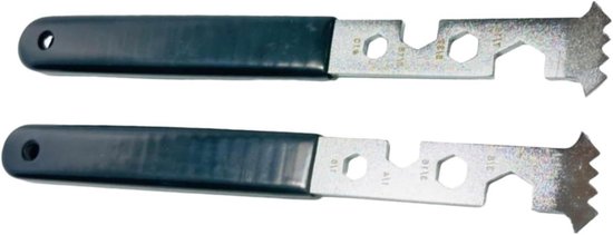 Bestratingsgereedschap set - Steenverwijderaar - Terras Onderhoud - Inclusief inbussleutel - 30 cm lang - Zilver