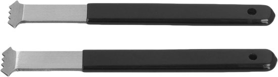 Bestratingsverwijderaar - Straatsteenlifter - Terras Aanleggen - Duurzame Stalen Constructie - 226 x 20 x 4 mm - Zwart