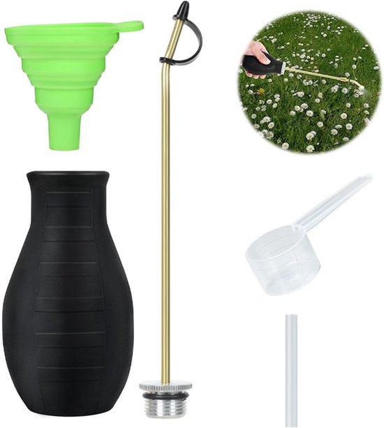 Bestuiver - Professioneel Plantaardige Bestuiver Hulpmiddel - Bestuiving Pen - Inclusief Een Trechter En Een Schepje - Diatomeeënaarde Poederverstuiver - Fruitbloeiende Bestuivingstool - Poederverstuiver - Draagbaar - Zwart van Merkloos	
