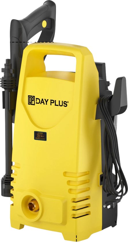Betaalbare Goederen® Hogedrukreiniger - 500W - Geel - Wash - Auto - Straat - Caravan - 350 bar - Hoge Druk Reiniger van Merkloos	