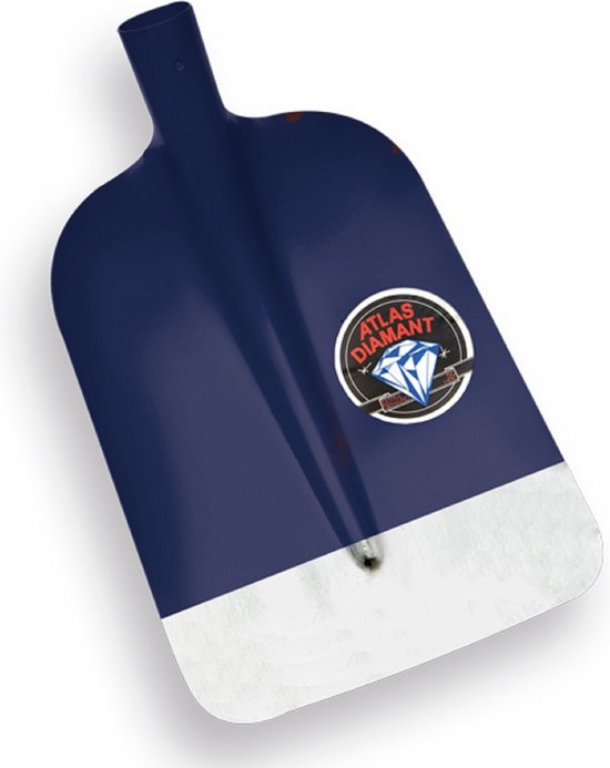 Betonschop Atlas Diamant 1/2 nr.0, gehard, blauw gelakt en ronde hoeken. van Atlas