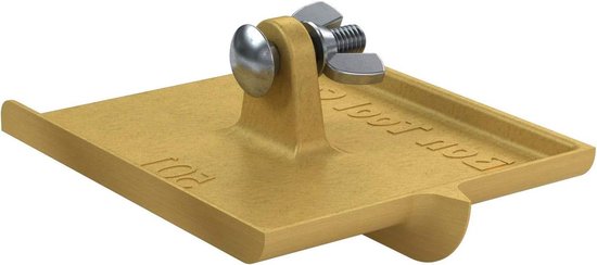Betonvoegenapparaat - Voegspindel Voegijzer - Beton Afwerken - Met Houder - 15.2 x 10.1 cm - Brons van Merkloos	