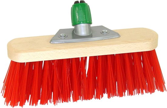 Betra bezemkop - bezemkop - buitenbezem - rood - kunstvezel - 30 cm van Betra