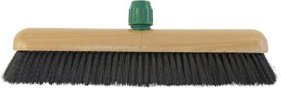 Betra bezemkop - binnenbezem - zwart - hout/paardenhaar - 30 cm van Betra