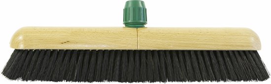 Betra bezemkop - binnenbezem - zwart - hout/paardenhaar - 40 cm van Betra