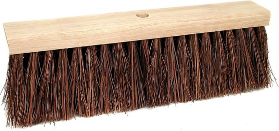 Betra Bezemkop - buitenbezem - bruin - FSC hout/natuurvezel - 45 cm van Betra