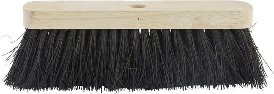Betra Bezemkop - buitenbezem - zwart - FSC hout/natuurvezel - 40 cm van Betra